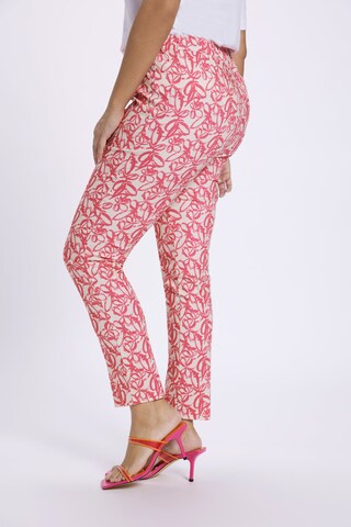 Ulla Popken Slimfit Broek in Rood