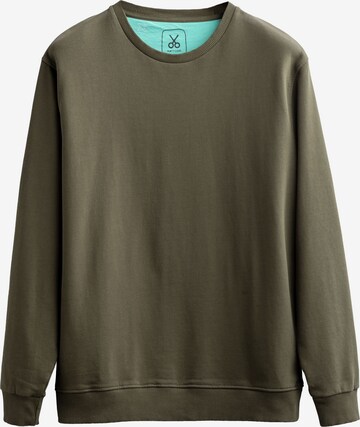 Kaft Sweatshirt 'Ruga' in Groen: voorkant