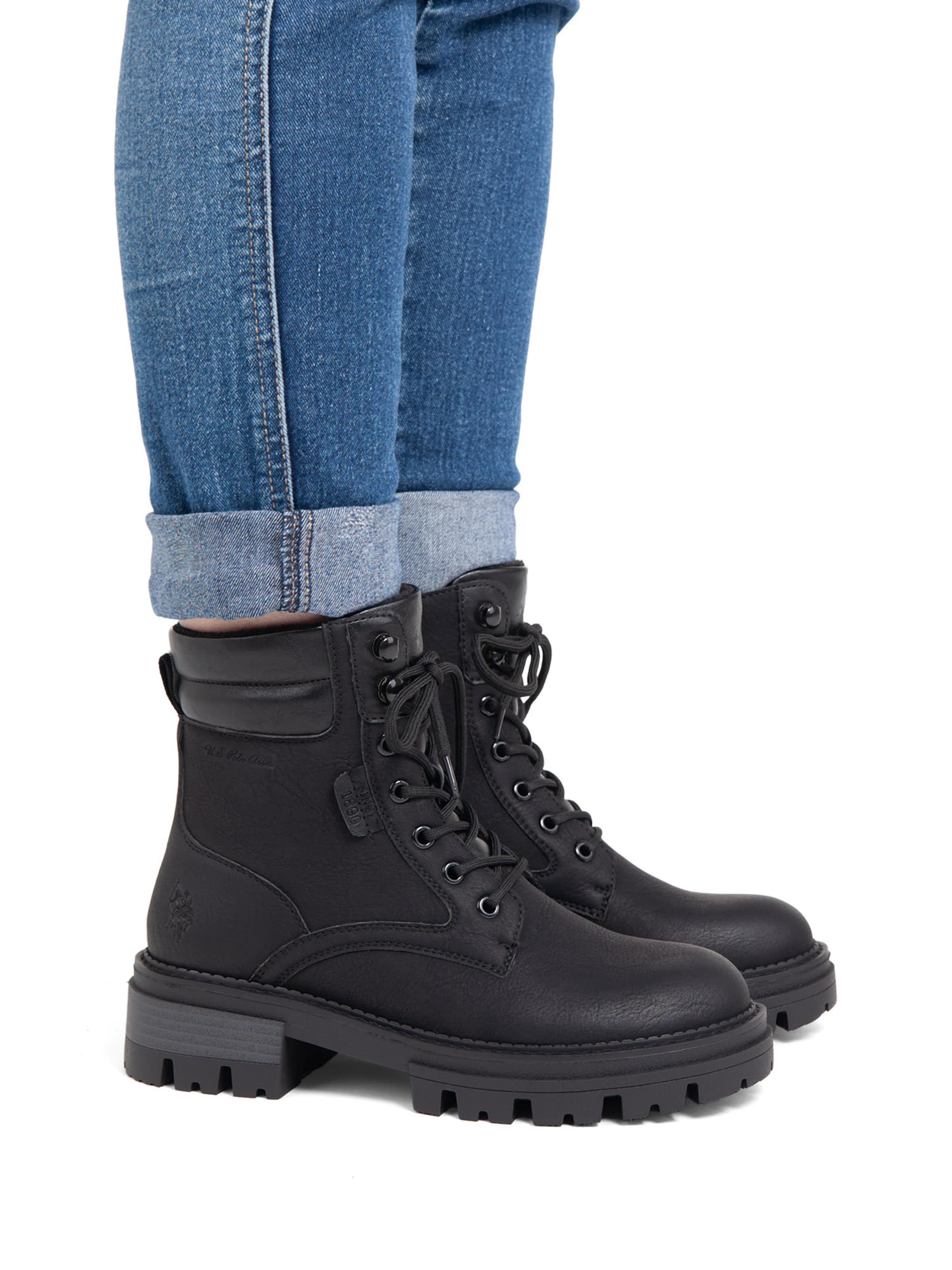 Bottines à lacets 'Anita' US POLO ASSN. en noir