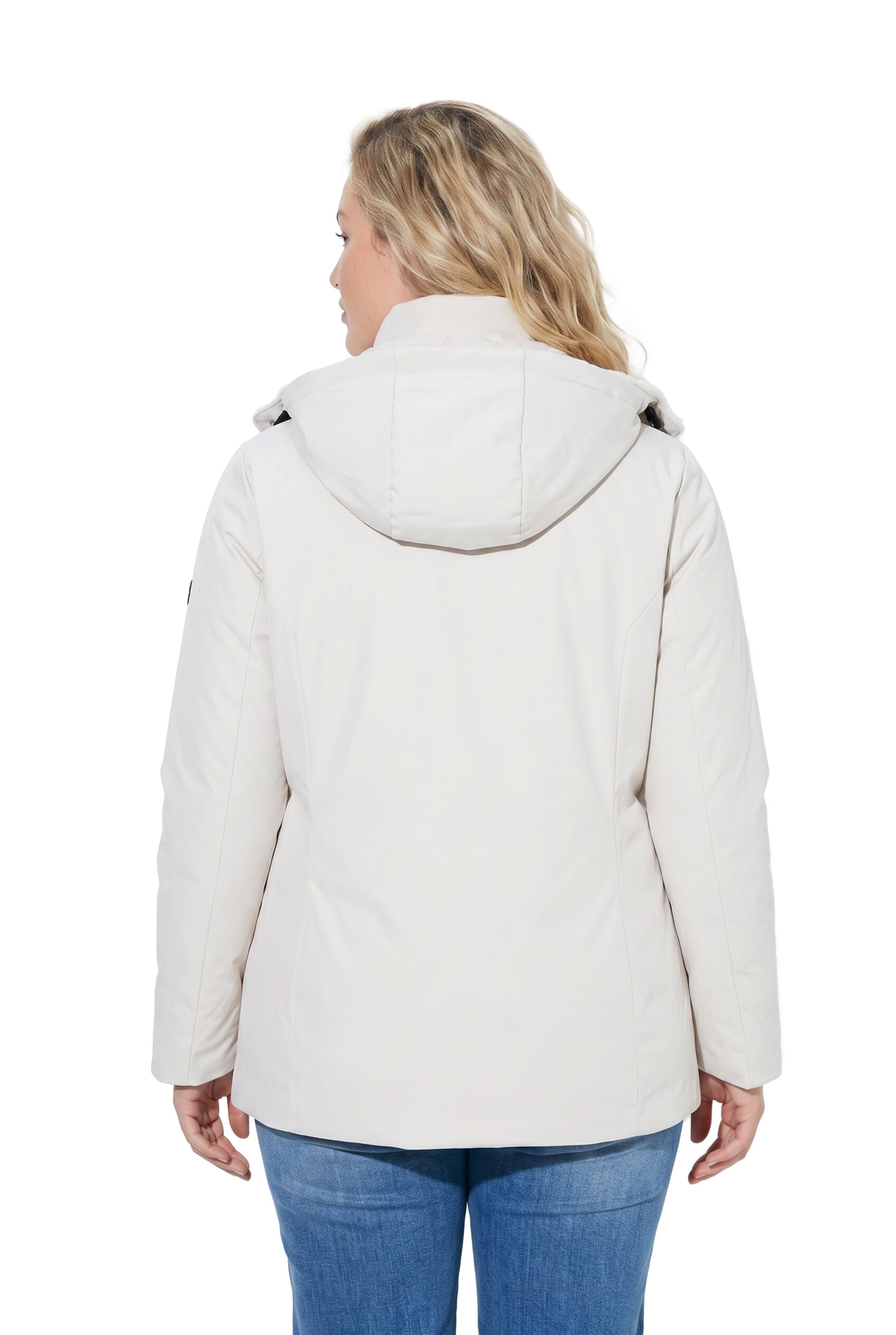 Ulla Popken Functionele jas in Beige