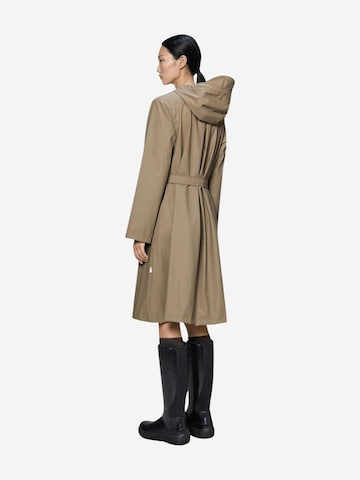 RAINS Functionele mantel 'A-Line Longer W Jcket W3 12040' in Beige