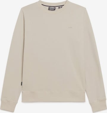 Sweat-shirt Superdry en beige : devant