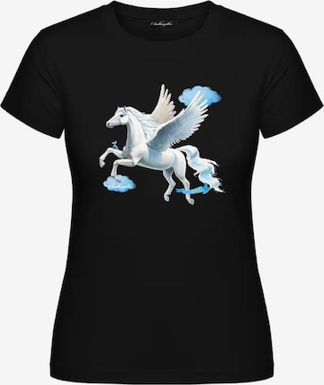 T-shirt 'PEGASUS' SANDBURGRITTER en noir : devant