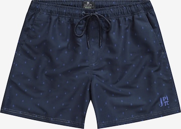 Shorts de bain JAY-PI en bleu : devant