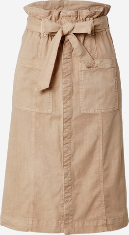 MOTHER Skirt in Brown: front