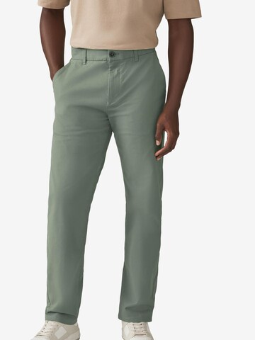 Next Regular Chino Pants in Green: front