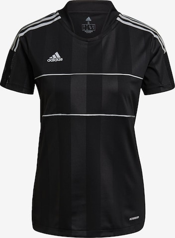 ADIDAS PERFORMANCE - Camisola de futebol 'Tiro' em preto: frente