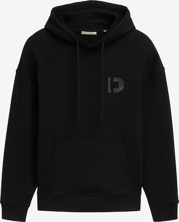 TOM TAILOR DENIM Sweatshirt in Schwarz: Vorderseite