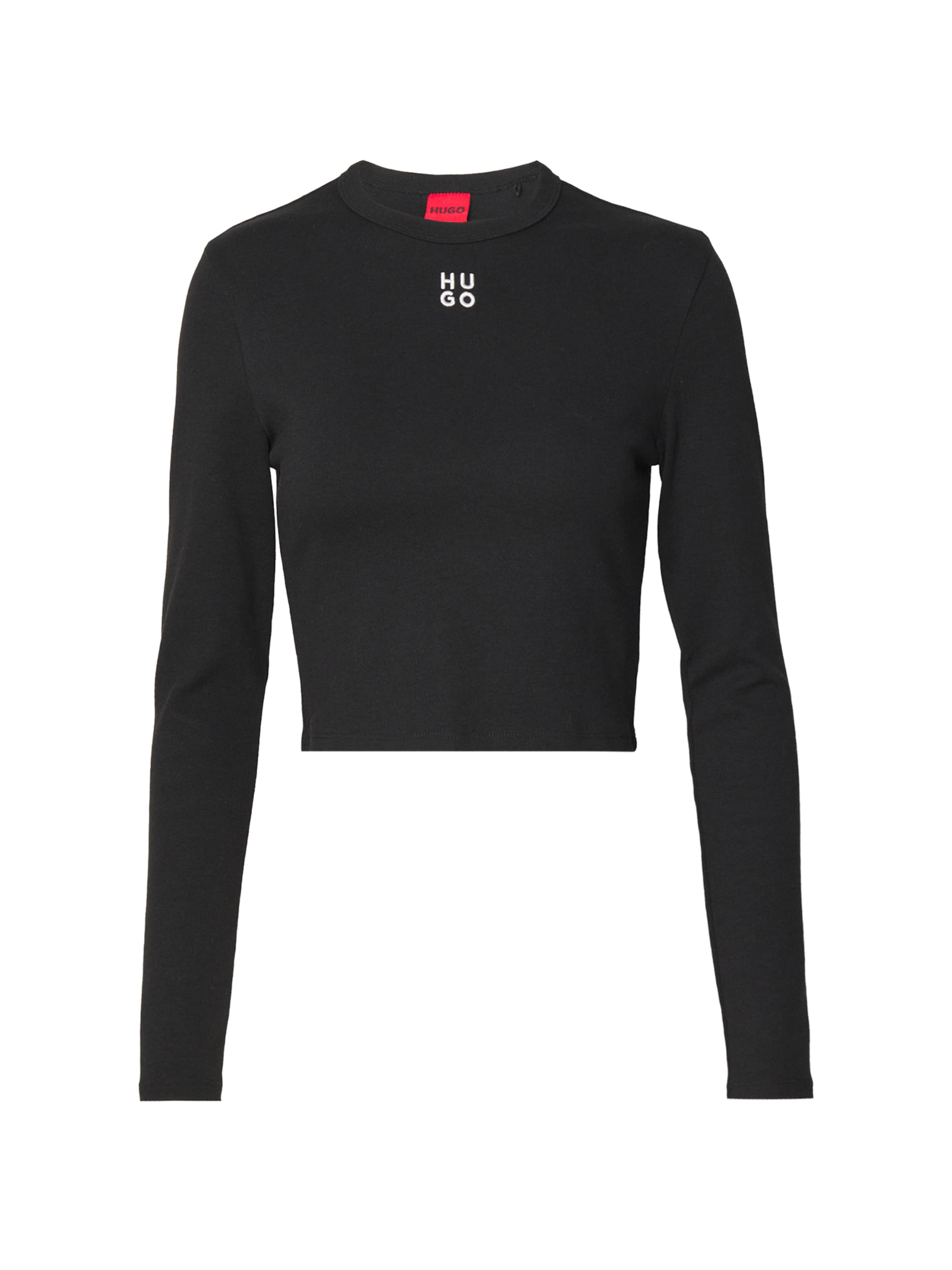 HUGO Tričko 'Dafilomena_3' - Čierna: predná strana