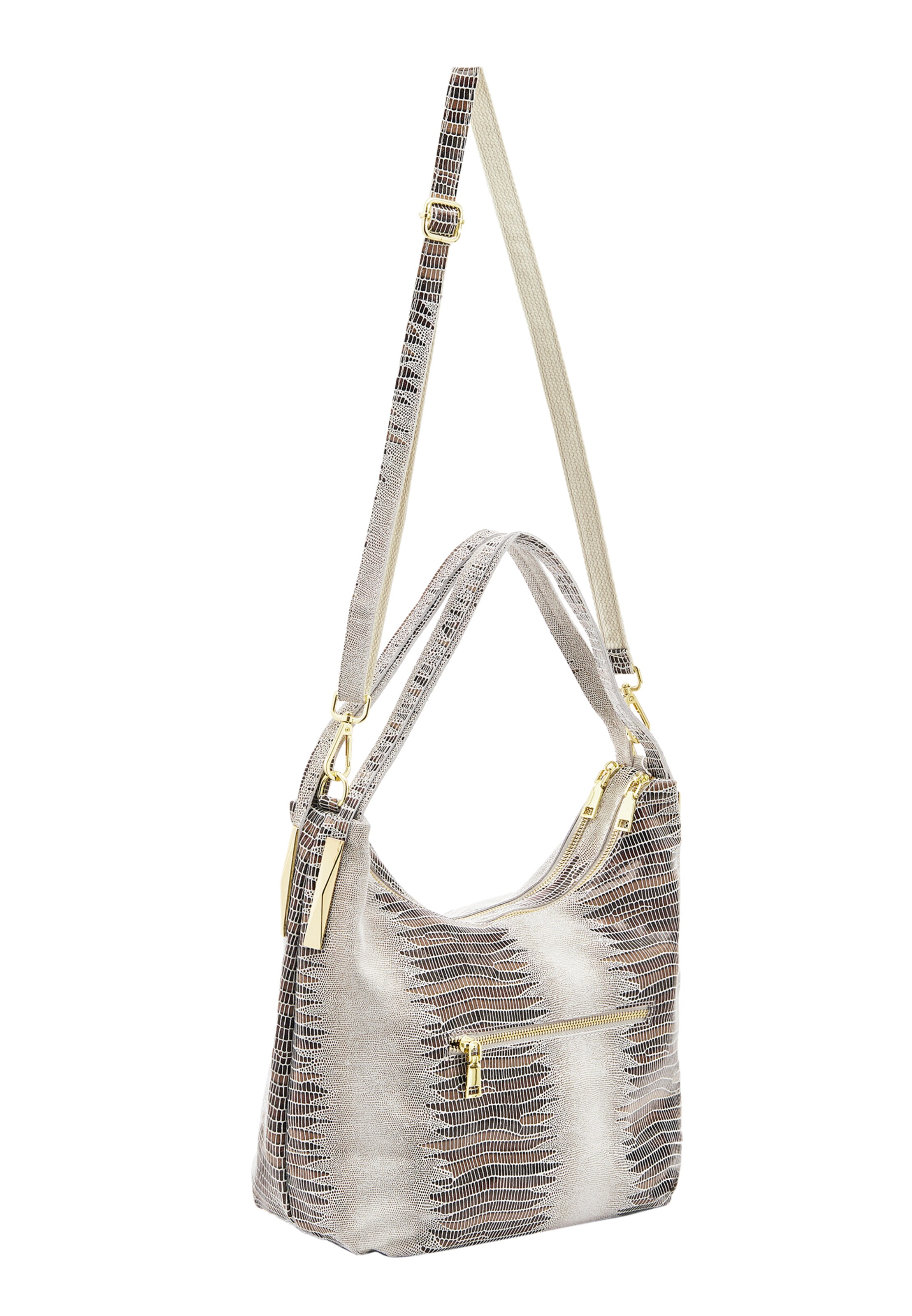 faina Schultertasche in Grau