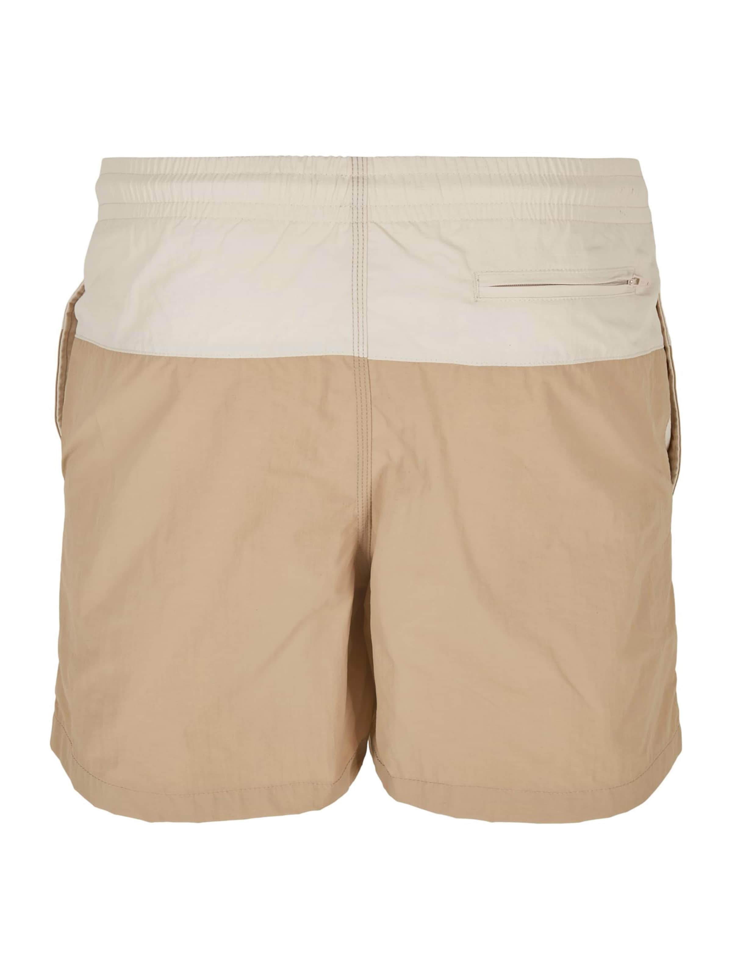 Urban Classics Plavecké šortky – béžová