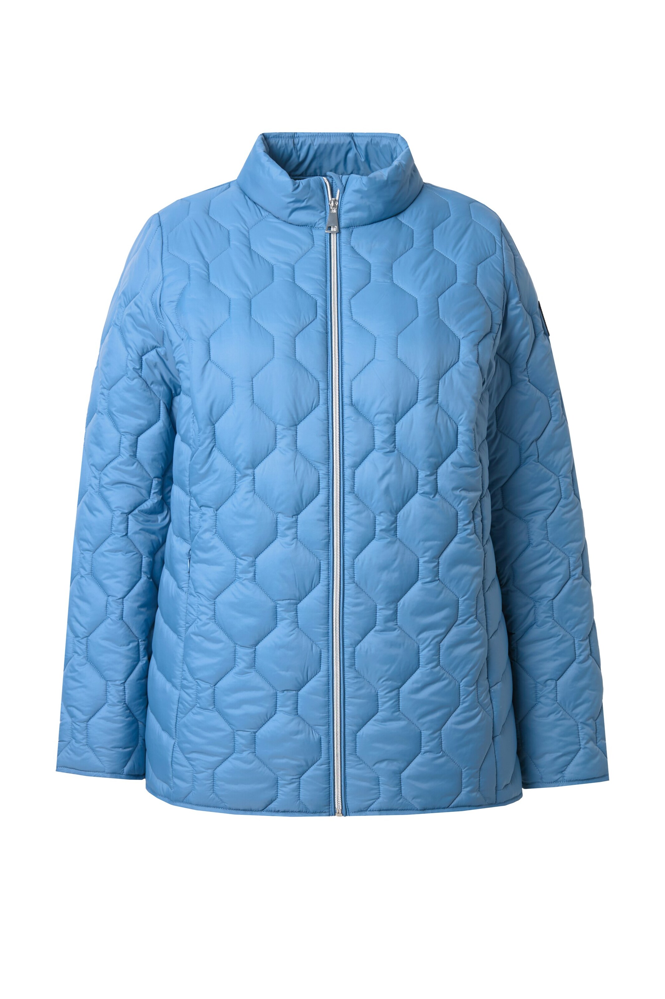 Ulla Popken Winter jacket in Blue: front