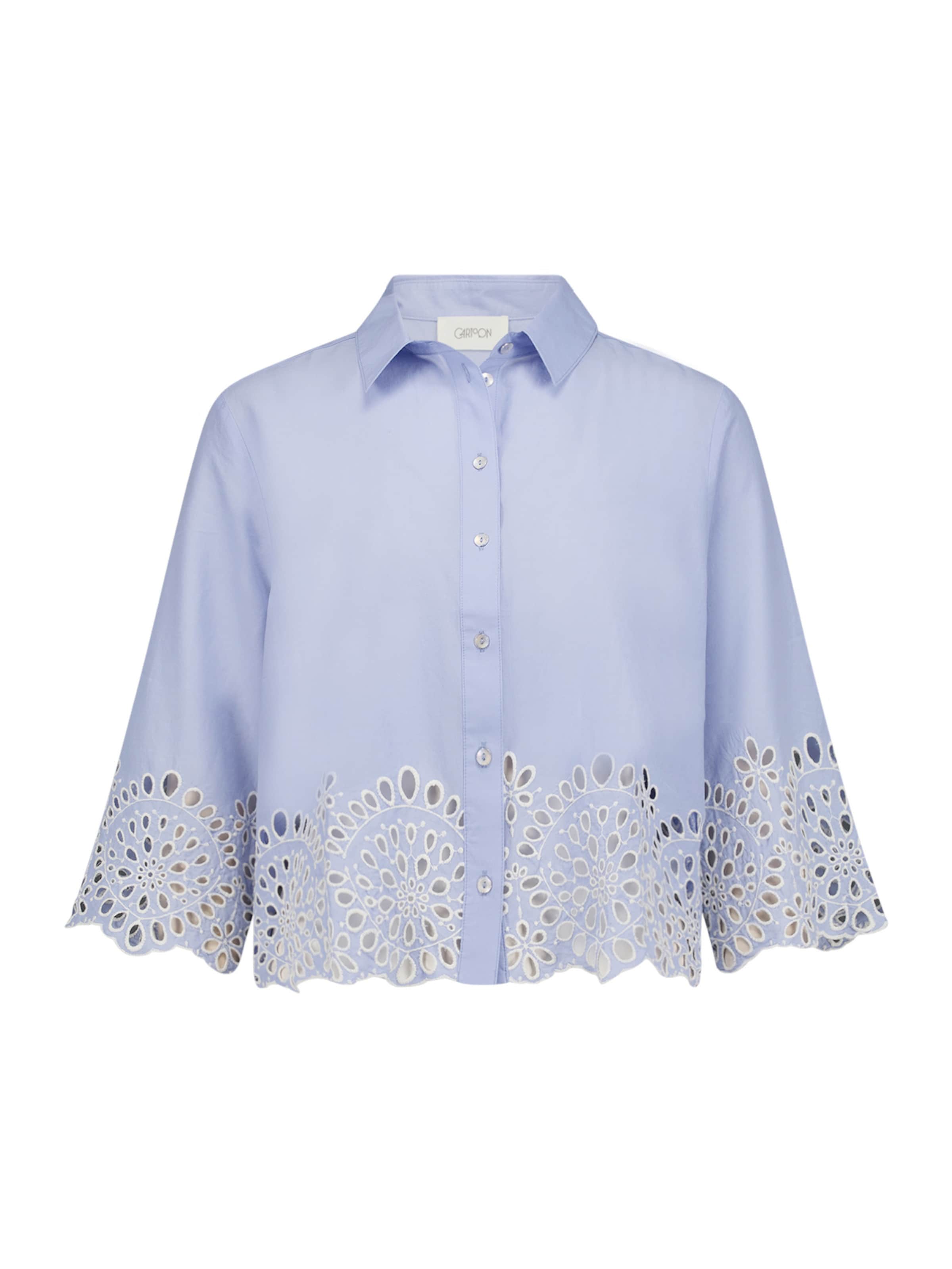 Camicia da donna di Cartoon in blu: frontale