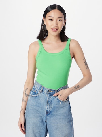 Kaffe Top 'Carna' in Green: front