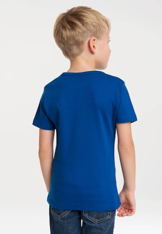 LOGOSHIRT Shirt 'Krümelmonster - Mister Hungry' in Blauw