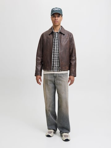 Veste mi-saison JACK & JONES en marron