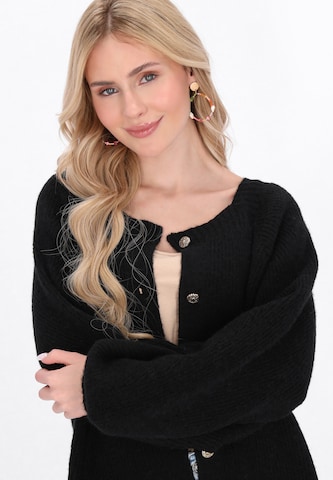 IZIA Gebreid vest in Zwart