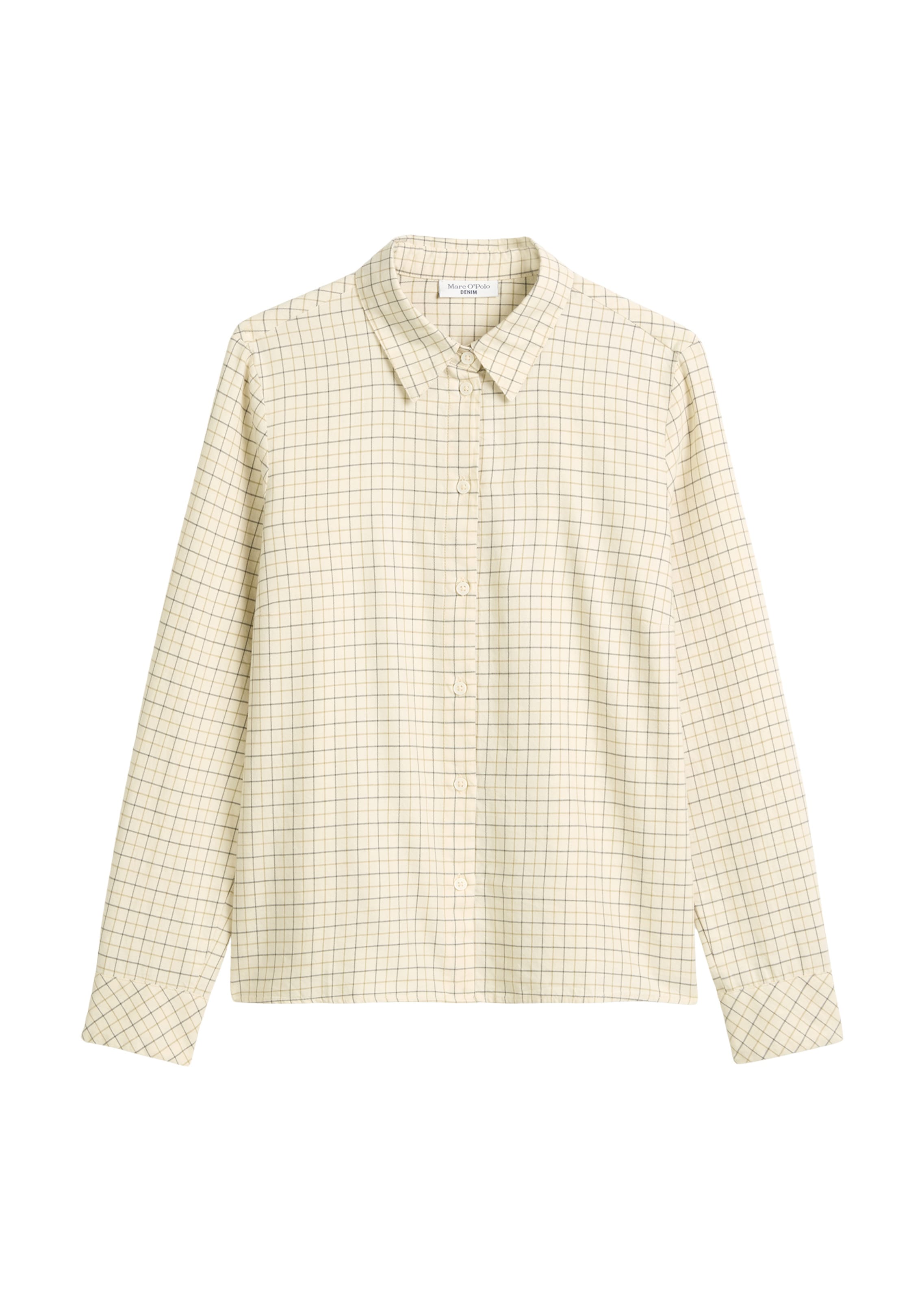 Marc O'Polo DENIM Bluse in beige / schwarz, Produktansicht