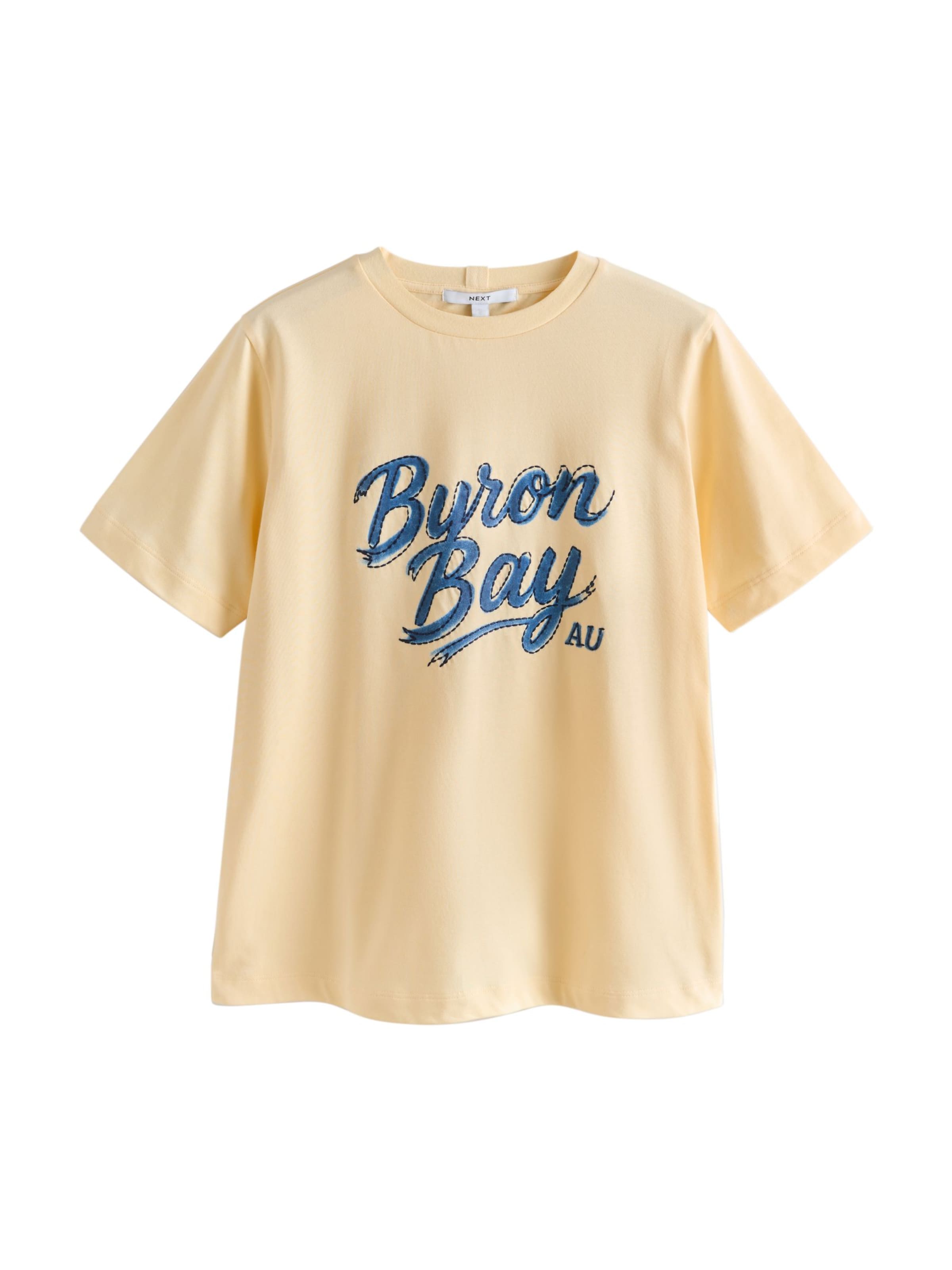 Maglietta di Next in giallo: frontale