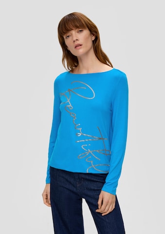 T-shirt s.Oliver en bleu : devant