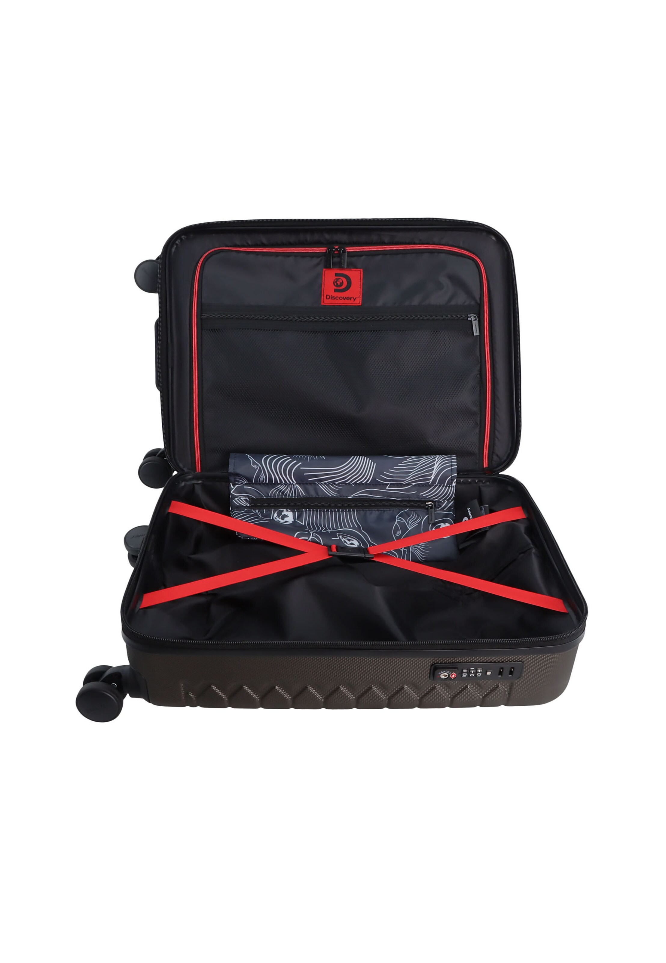 Discovery Suitcase 'REPTILE' in Brown