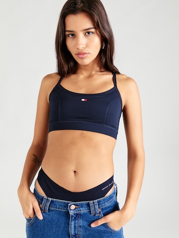 Tommy Hilfiger Sport Bustier Sport-BH 'Essentials' in Blau