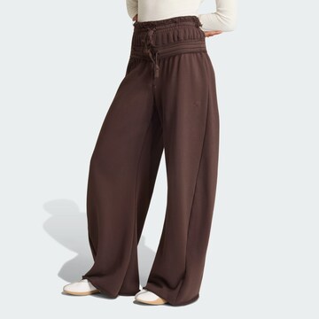 ADIDAS ORIGINALS Loose fit Trousers 'Sst' in Brown: front
