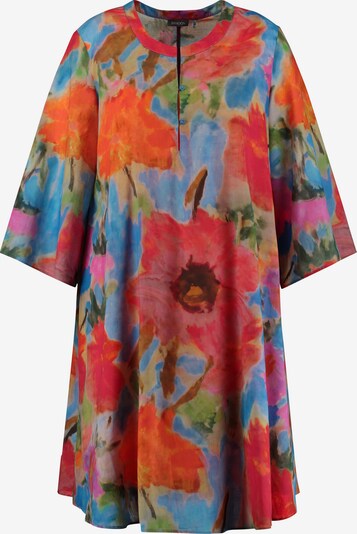 SAMOON Vestido em azul / laranja / rosa / branco, Vista do produto