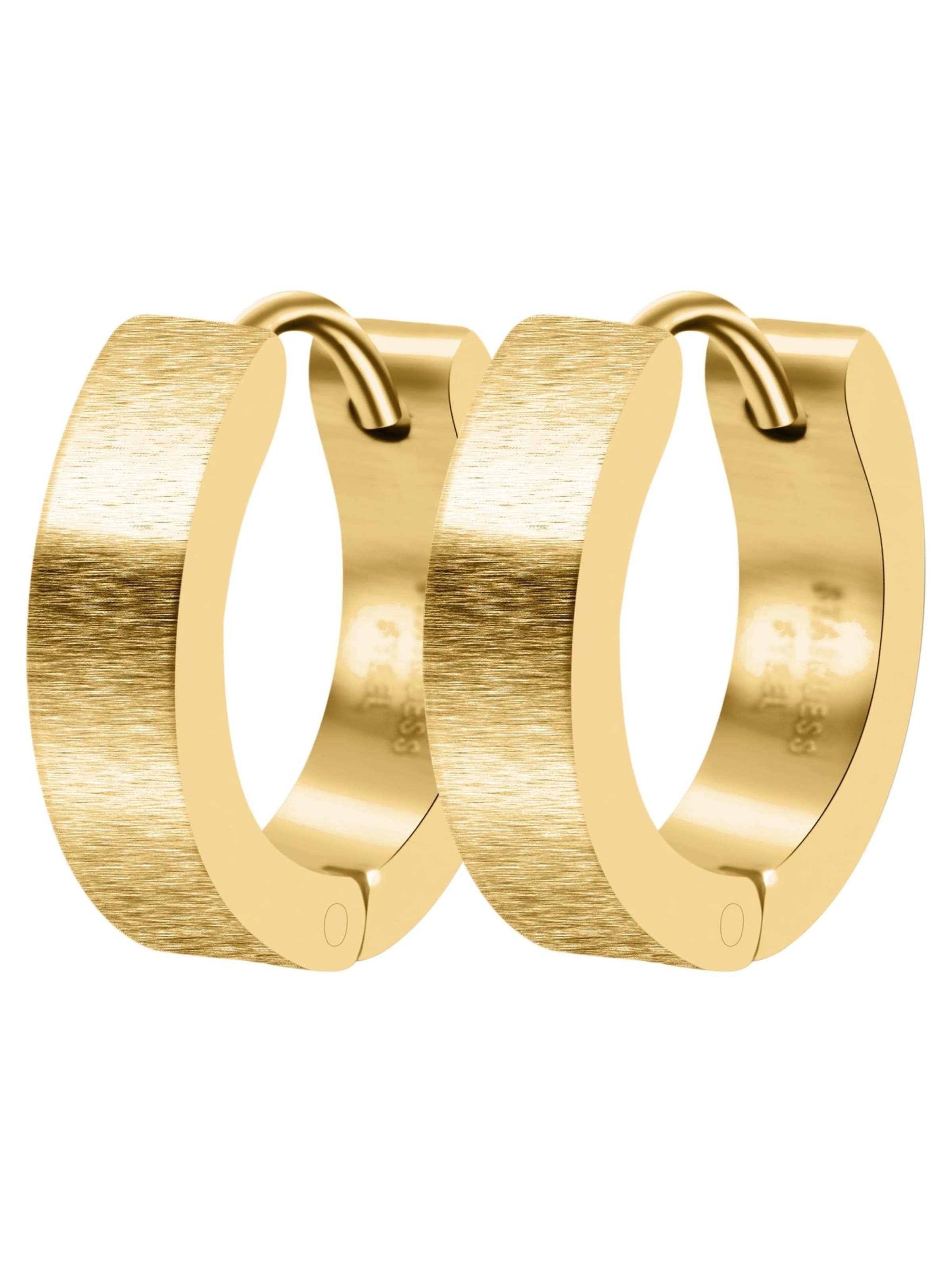 Akzent Earrings 'Shelly, langlebig' in Gold: front
