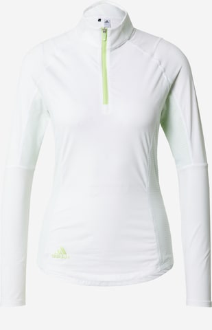 T-shirt fonctionnel ADIDAS GOLF en blanc : devant