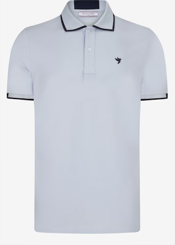 Felix Hardy Polo Shirt Kurz Arm in Blau: Vorderseite