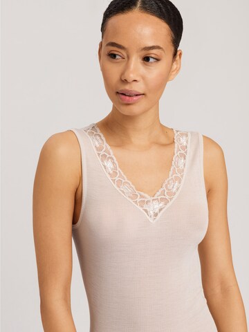 Hanro Top ' Woolen Lace ' in Pink