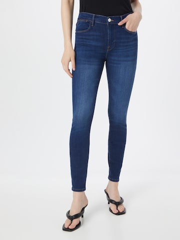 FRAME Skinny Jeans in Blauw: voorkant