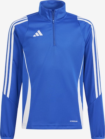 ADIDAS PERFORMANCE Sportsweatshirt 'Tiro 24' in Blau: Vorderseite