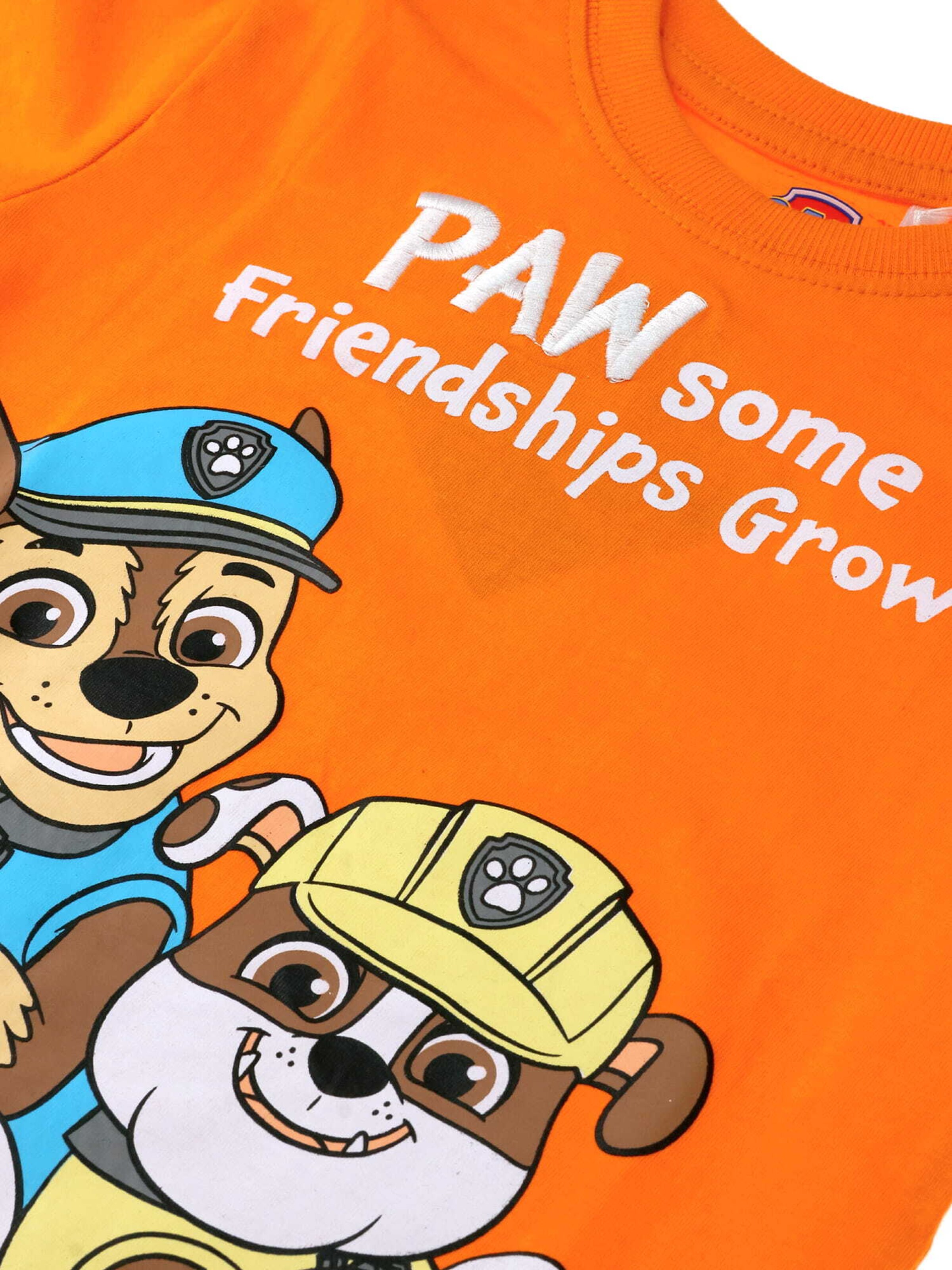 PAW Patrol T-Shirt 'Paw Patrol' in Orange