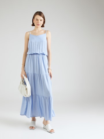 Robe de cocktail Sublevel en bleu : devant