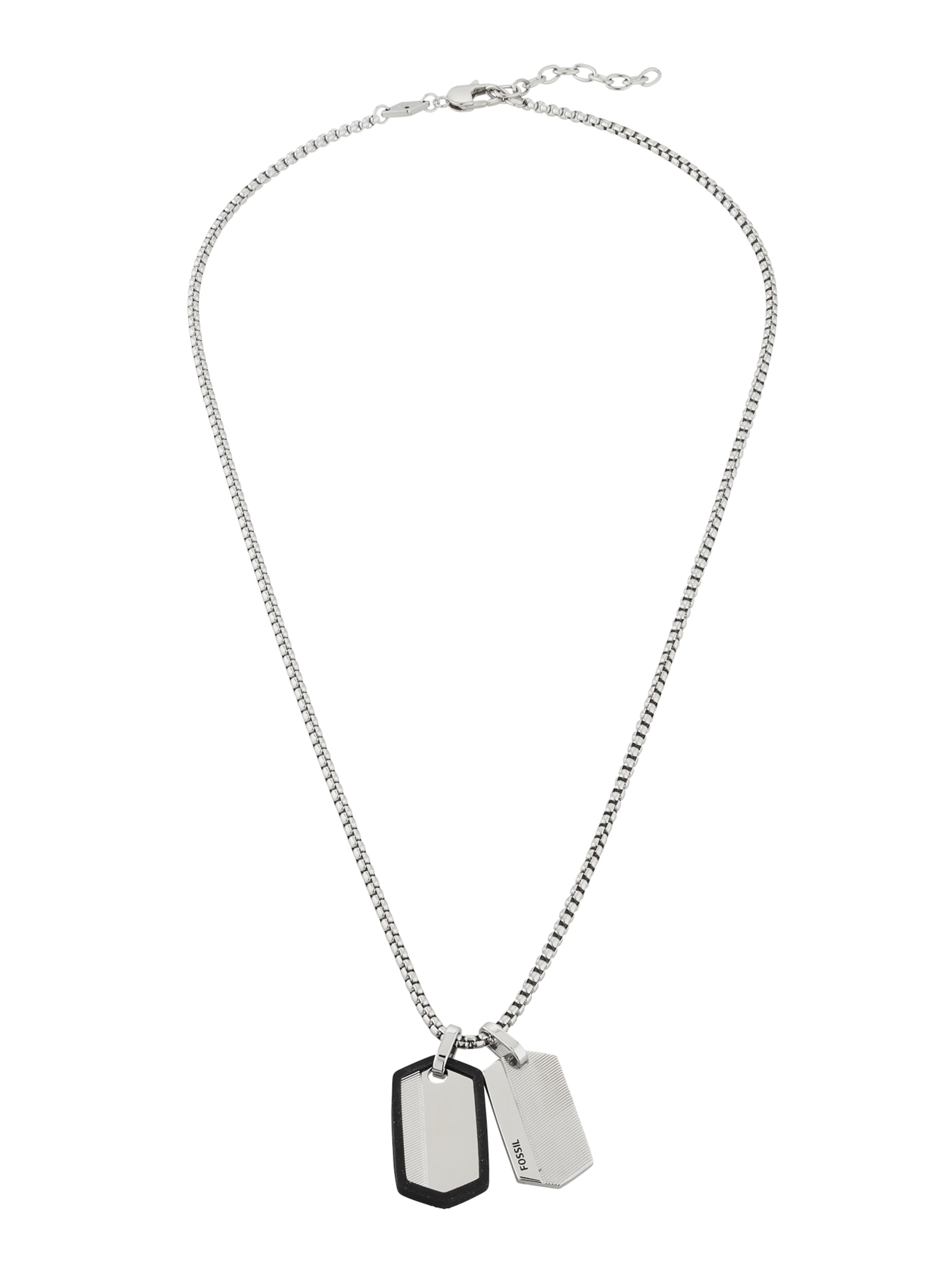 FOSSIL Kette in Silber: Vorderseite