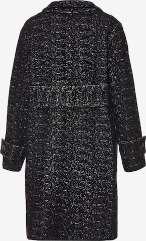 YASANNA Knitted Coat in Black