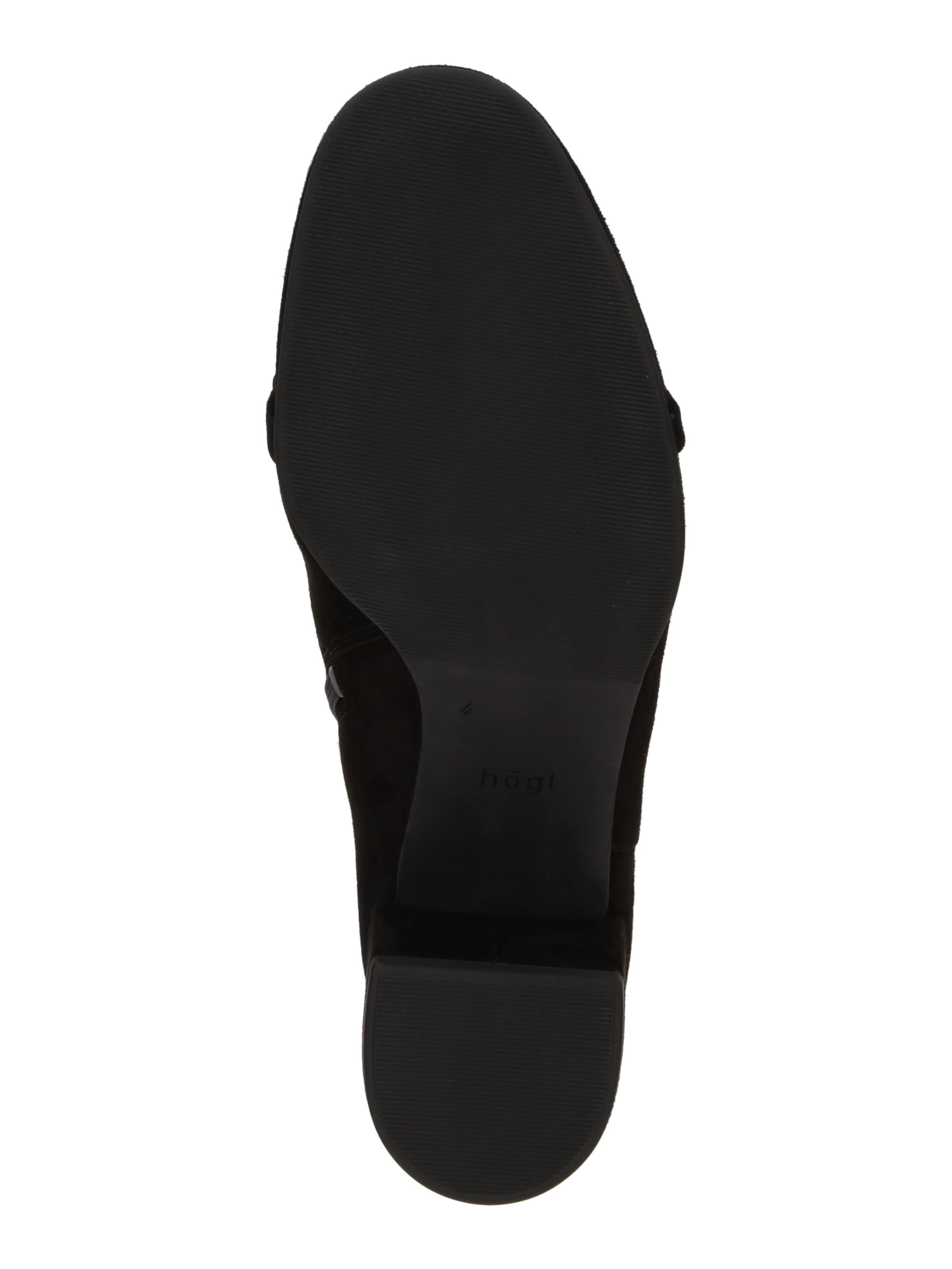 Botine de la Högl pe negru: jos