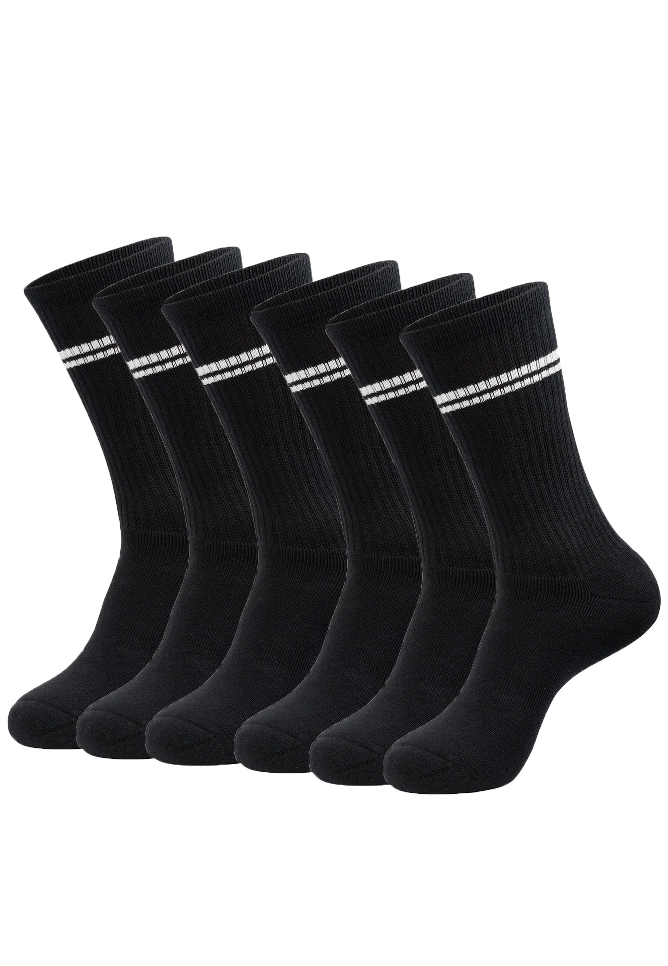 INDICODE JEANS Socks 'Louis' in Black: front