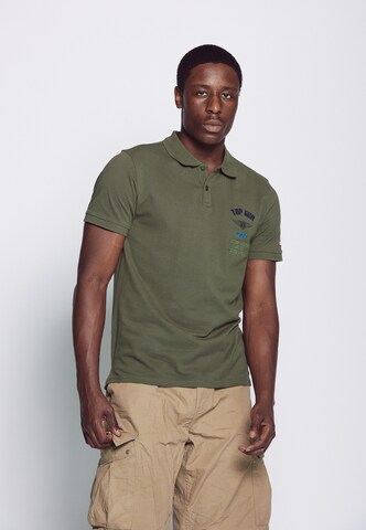 TOP GUN Shirt in Green: front