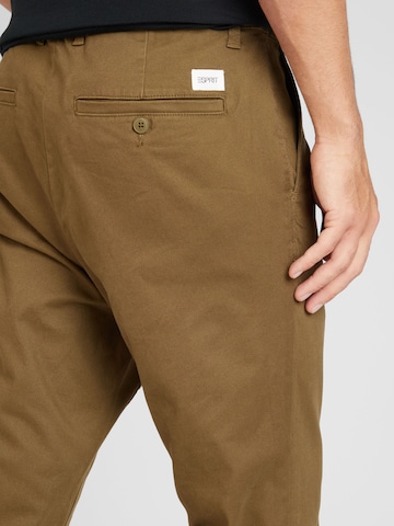 Slimfit Pantaloni chino di ESPRIT in marrone