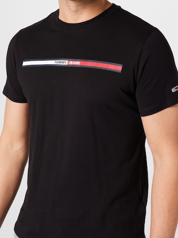 Tricou 'Essential' de la Tommy Jeans pe negru