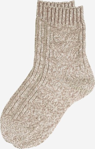 ROGO Socks 'Norweger' in Beige