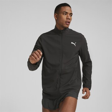 Veste de sport PUMA en noir : devant