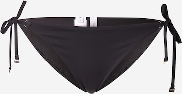 Calvin Klein Swimwear Bikini Bottoms in Black: front