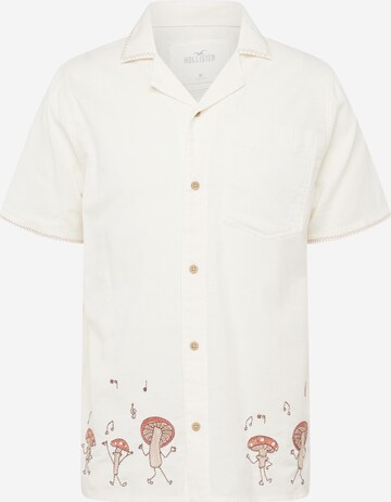 Coupe regular Chemise HOLLISTER en blanc : devant