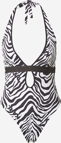 Karl Lagerfeld Swimsuit in White: front