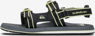 QUIKSILVER Sandalen 'Monkey Caged' in Zwart: voorkant