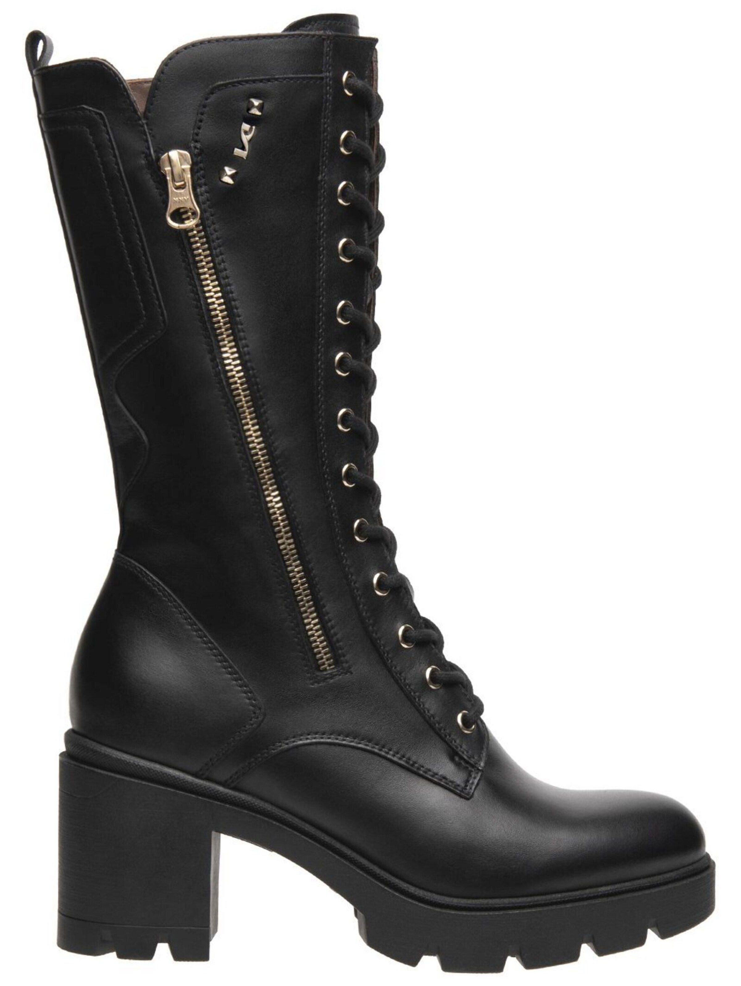 Nero Giardini Lace-Up Boots in Black